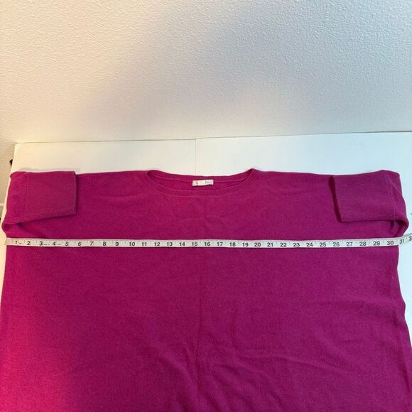 Garnett Hill 100% Cashmere Oversized Boxy Sweater Size Small - Picture 8 of 8